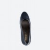 Sapatos de tacão azuis em pele para Mulher - BARCELONA