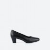 Black Pumps in Leather for Woman - AIR FRANCE