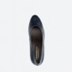 Sapatos de tacão azuis em pele para Mulher - AIR FRANCE
