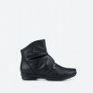 Black half boots in Leather for Woman - SWEAR