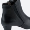 Black Low boots in Leather for Woman - AIRBUS