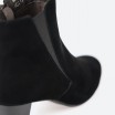 Bottes basses noires en cuir pour Femme - AIRBUS