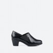 Black Moccasins in Leather for Woman - DUPONT