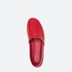 Red Moccasins in Leather for Woman - ZEN