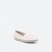 Beige Moccasins in Leather for Woman - ZEN CAMPING PERF