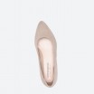 Navy Ballerinas in Leather for Woman - POINTY BALLET