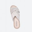 White Mules in Leather for Woman - GRIP