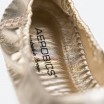 Gold Ballerinas in Leather for Woman - ZEN BALLET