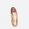 Salmon Ballerinas in Leather for Woman - ZEN BALLET