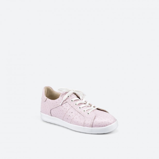 Zapatillas rosa de piel para Mujer - AMSTERDAM