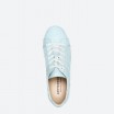 Sneakers azuis em pele para Mulher - AMSTERDAM