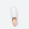 Zapatillas blancas de piel para Mujer - AMBAR