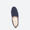 Navy Moccasins in Leather for Woman - FRIEND PERF