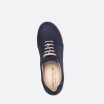 Navy Sneakers in Leather for Woman - PINT