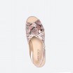 Pink Sandals in Leather for Woman - INCA