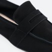 Black Moccasins in Leather for Woman - OSAKA