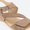 Sandales beiges en cuir pour Femme - CORINA