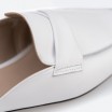 White Mules in Leather for Woman - KIOTO
