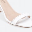 Sandalias blancas de piel para Mujer - VAIL
