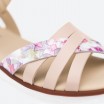 Sandales beiges en cuir pour Femme - TULIA