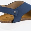 Sandálias azuis em pele para Mulher - DRAGON