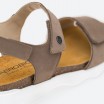 Beige Sandals in Leather for Woman - DRESDEN