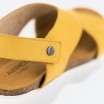 Sandales jaunes en cuir pour Femme - DRAGON